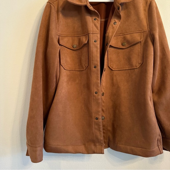 Frye Tan Suede Jacket - Picture 5 of 9